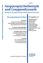 Gruppenpsychotherapie und Gruppendynamik